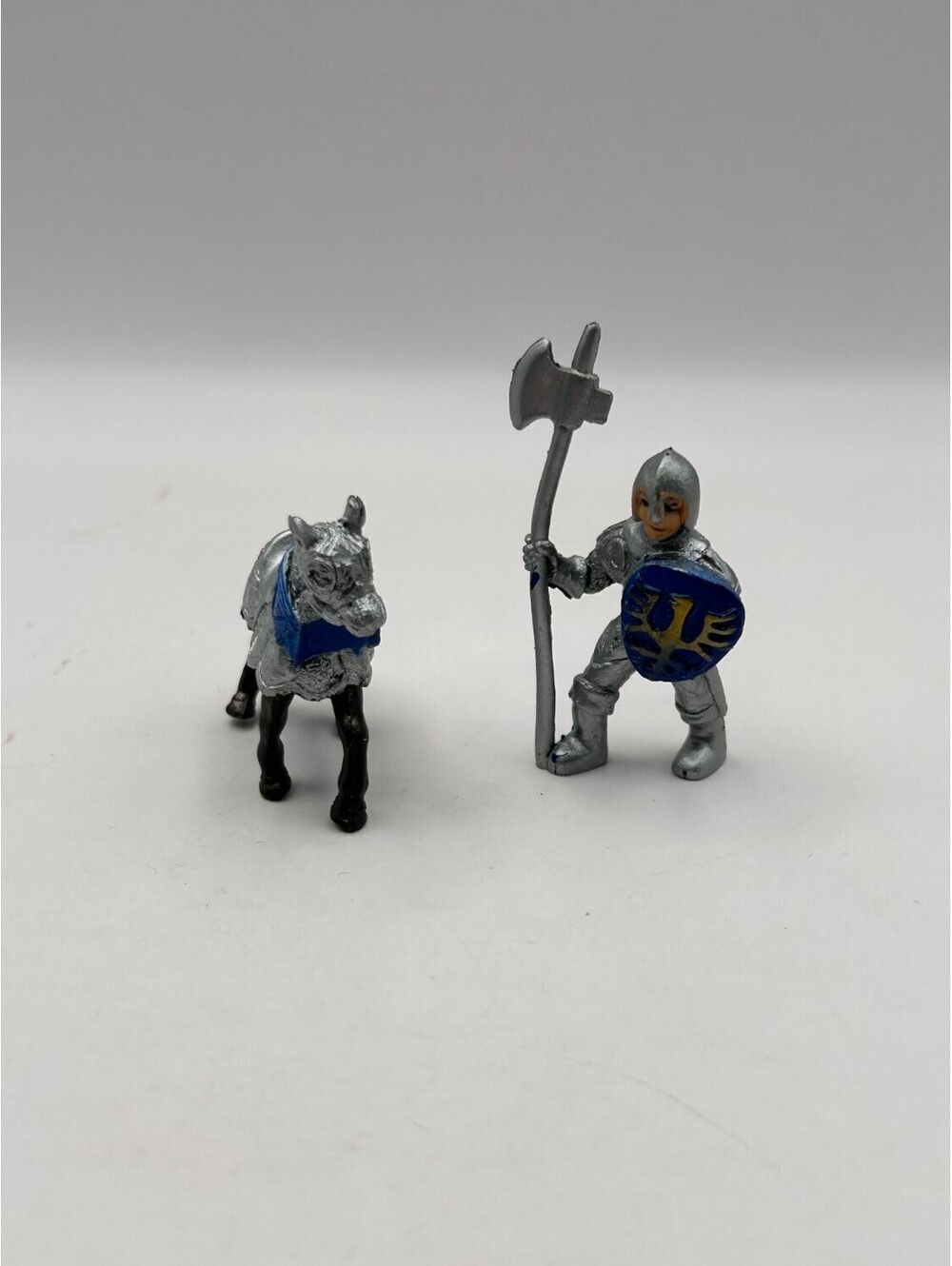 Safari Ltd Knights Mini Figures War-Horse & Knight with Halberd Toy Lot